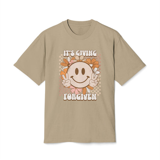 It's Giving Forgiven Heavy Faded Tee
