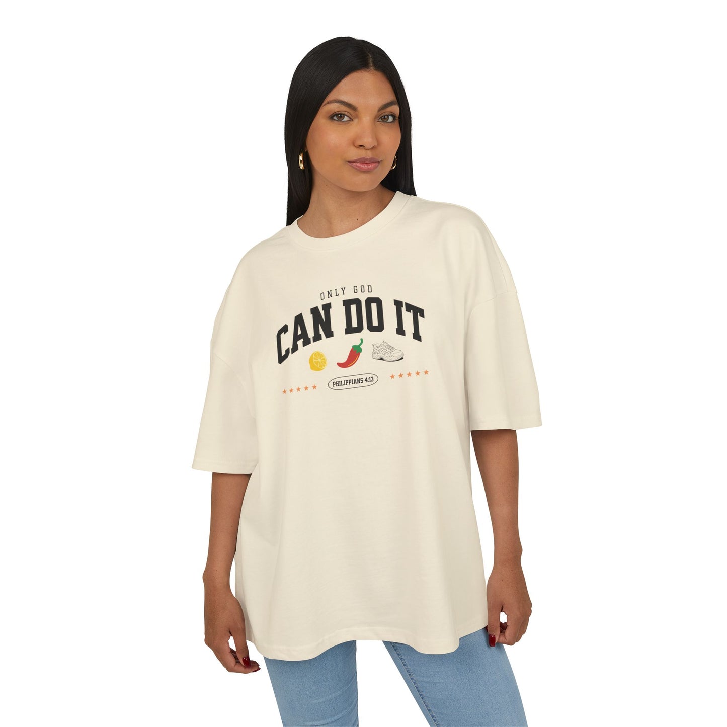 Lemon Pepper Steppers Unisex Boxy Tee
