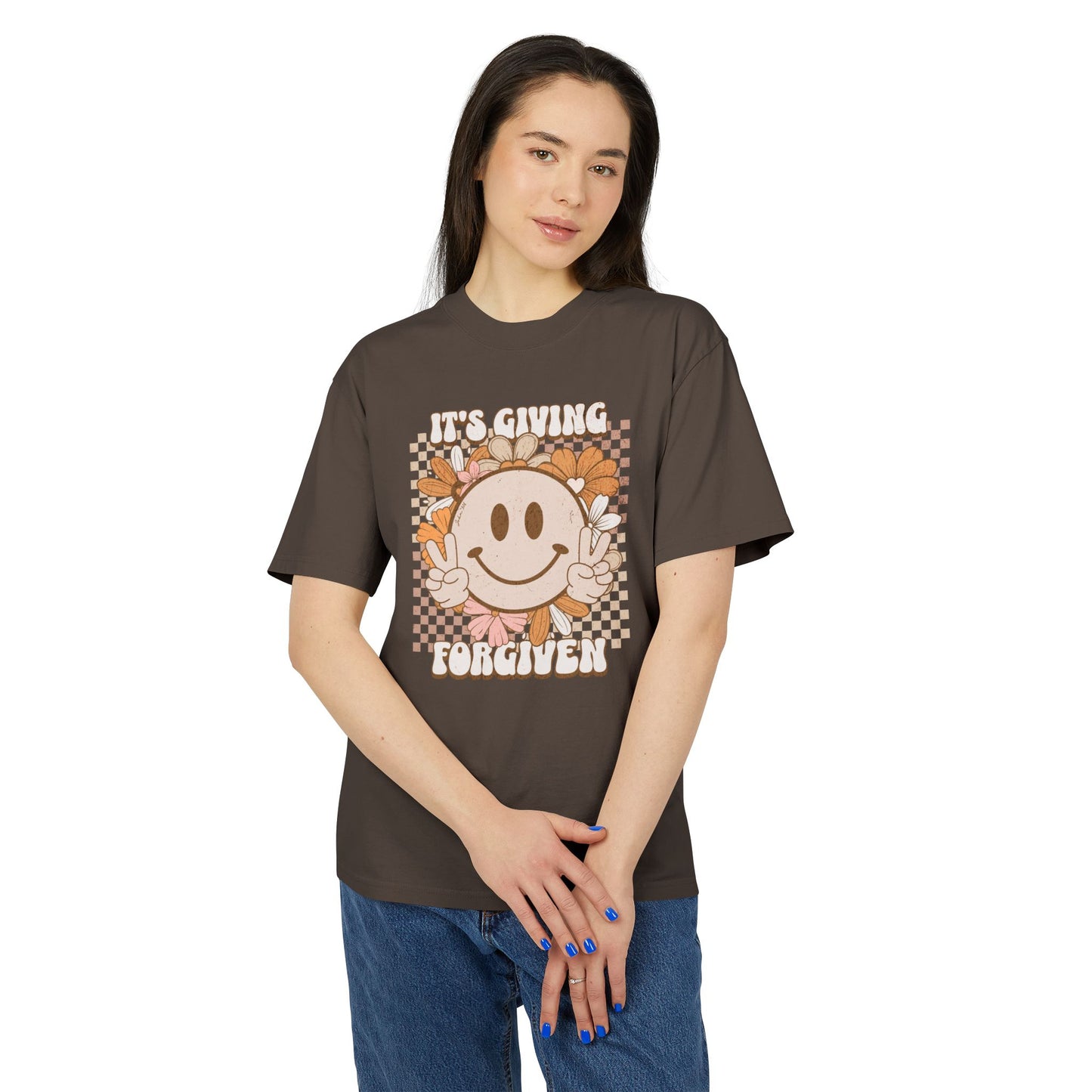 It's Giving Forgiven Heavy Faded Tee