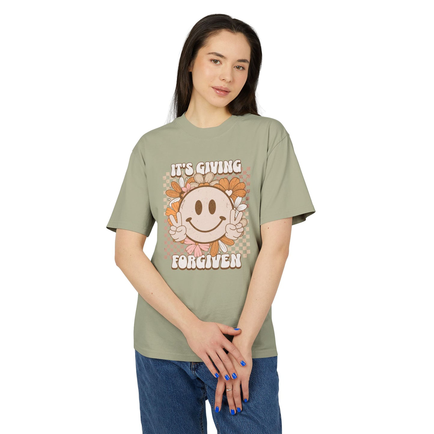 It's Giving Forgiven Heavy Faded Tee