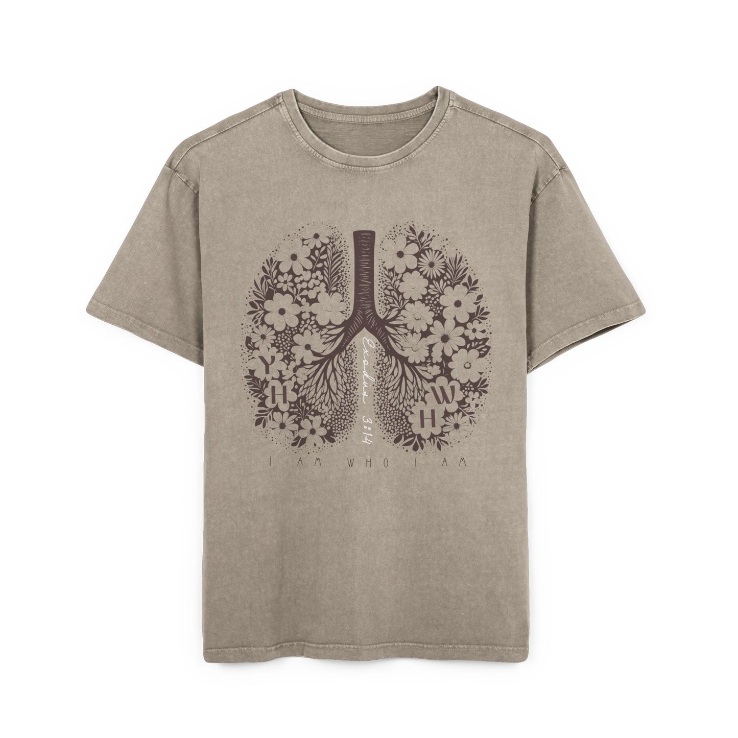 Inhale Exhale YHWH Oversized Acid Tee