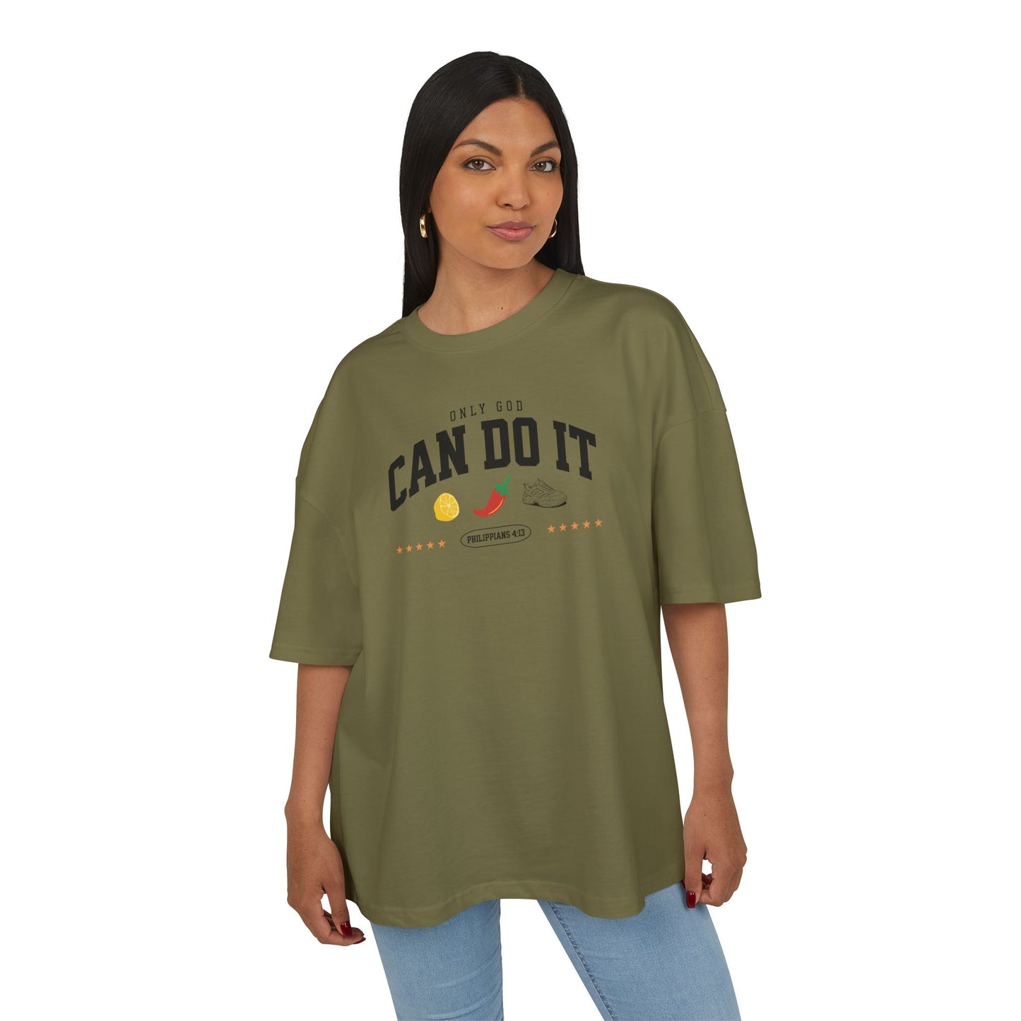 Lemon Pepper Steppers Unisex Boxy Tee