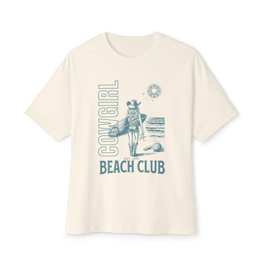 Cowgirl Beach Club Oversized Tee