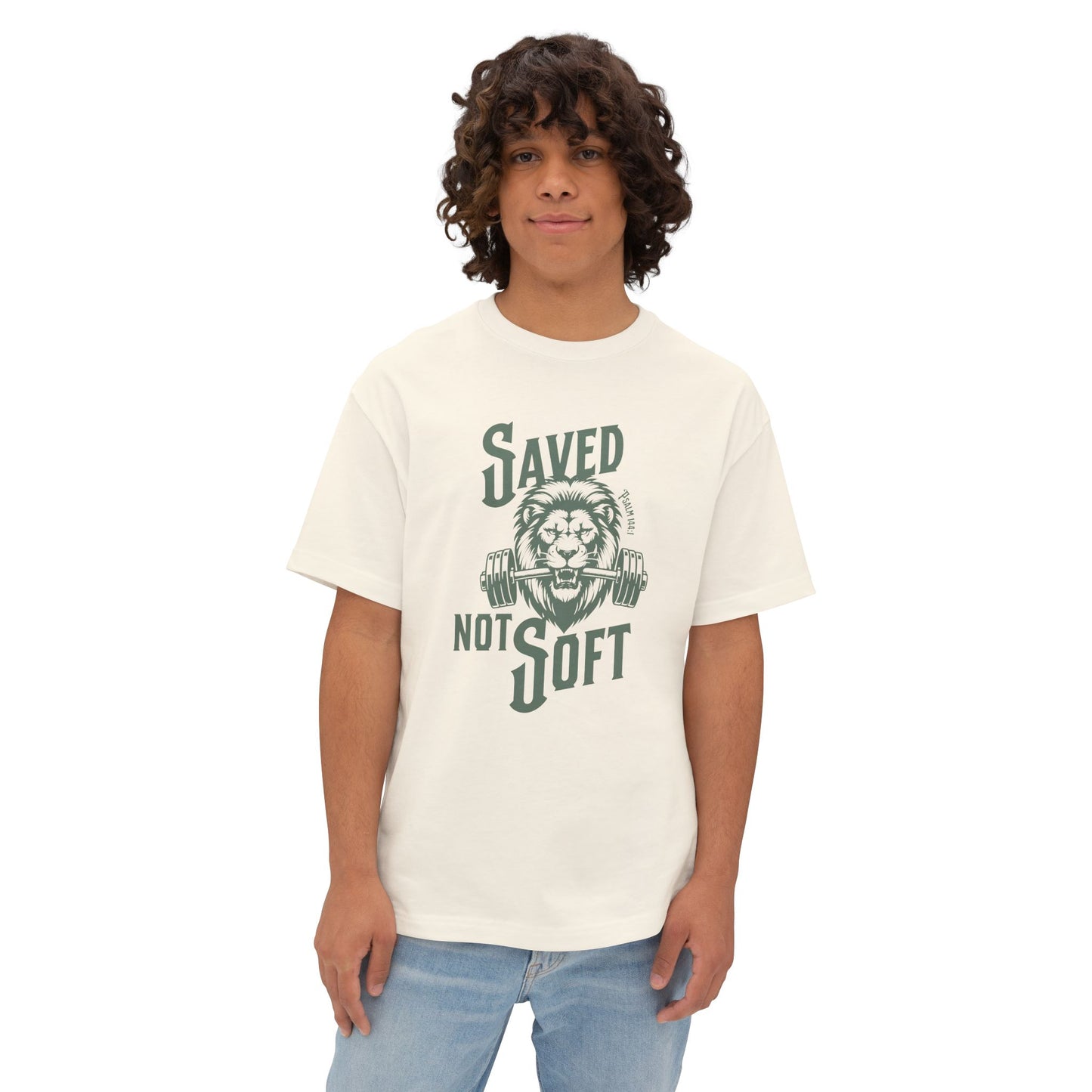 Saved Not Soft Unisex Oversized Boxy Tee -