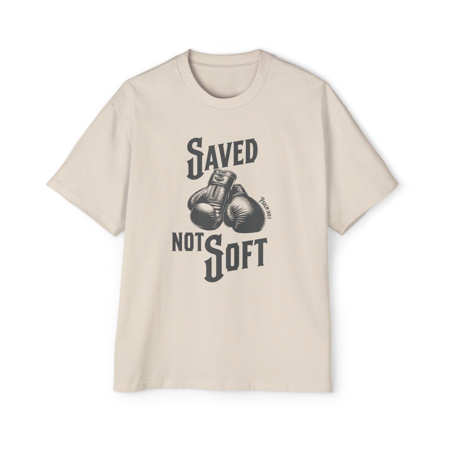 Saved Not Soft Men's Heavy Oversized Tee