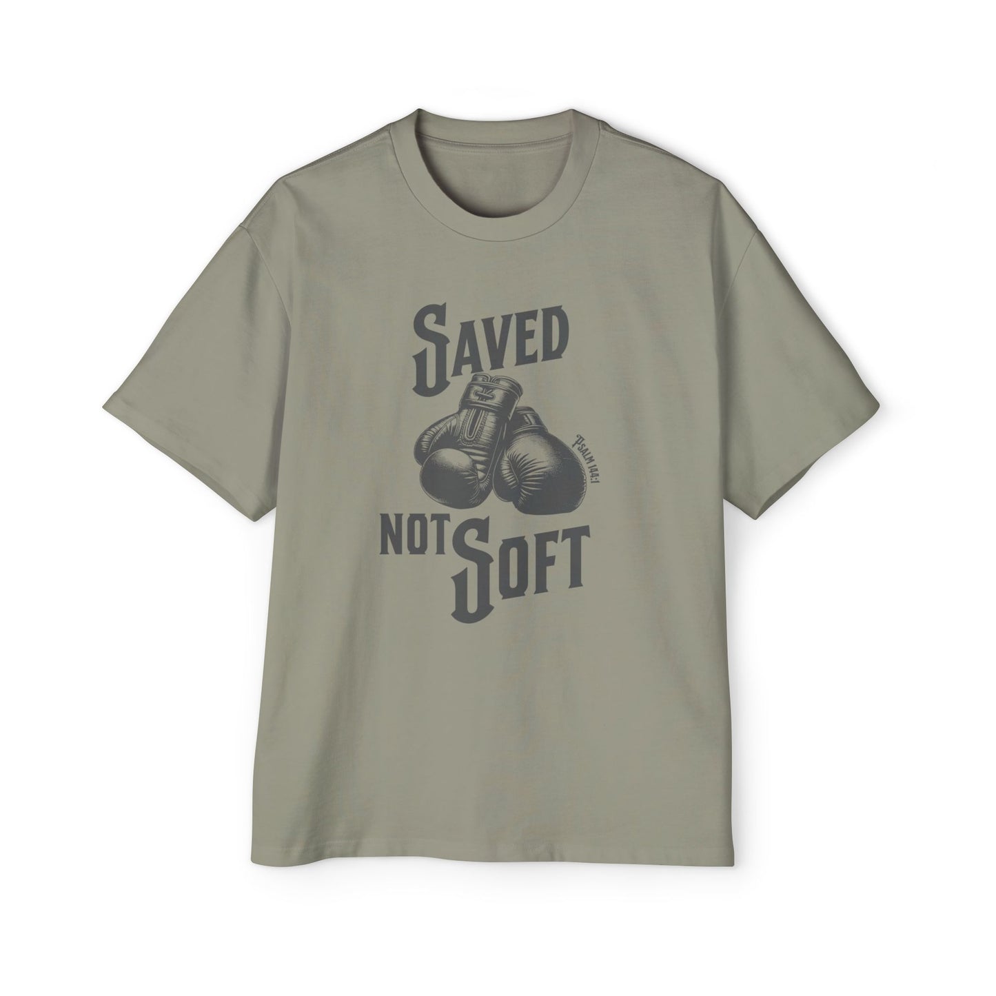Saved Not Soft Men's Heavy Oversized Tee