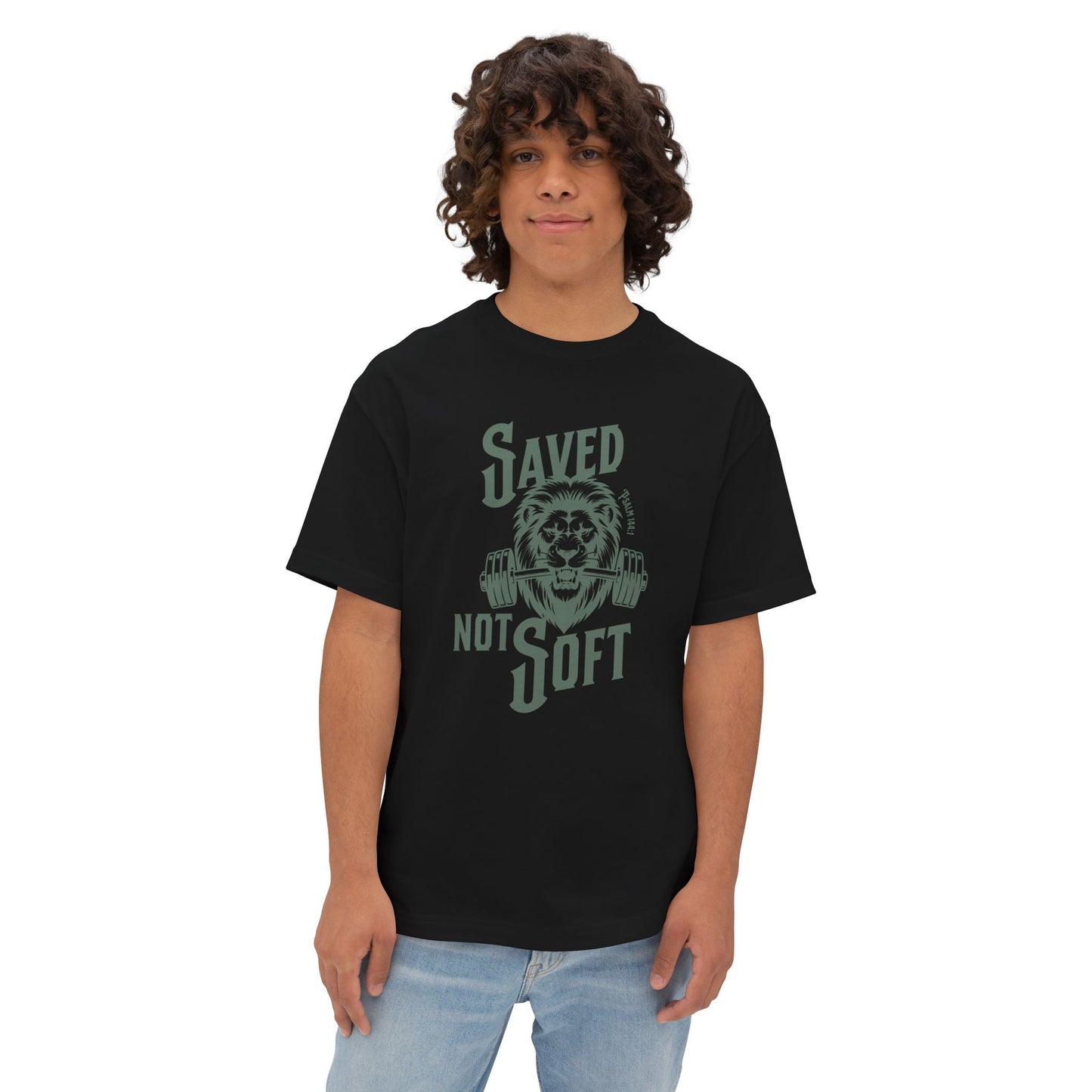 Saved Not Soft Unisex Oversized Boxy Tee -
