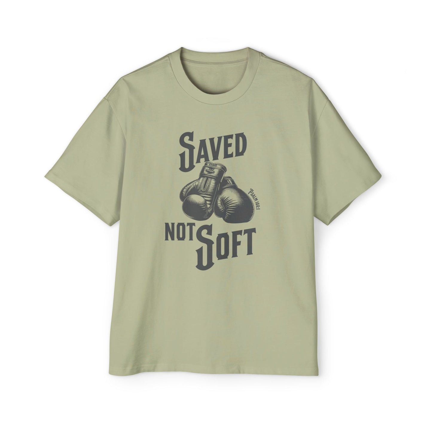 Saved Not Soft Men's Heavy Oversized Tee