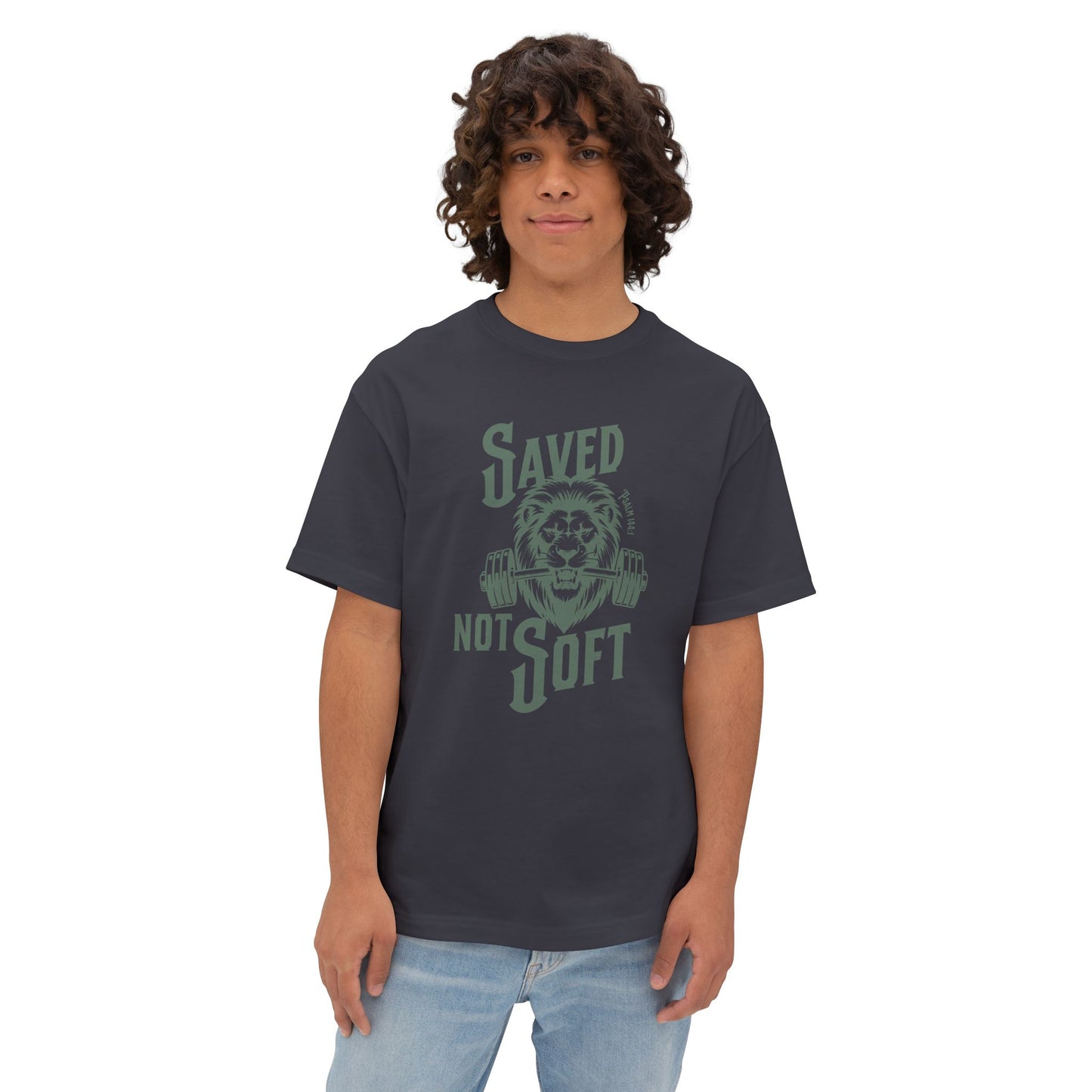 Saved Not Soft Unisex Oversized Boxy Tee -